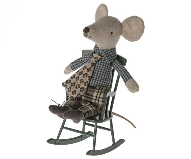 Mouse Rocking Chair - Dark Green
