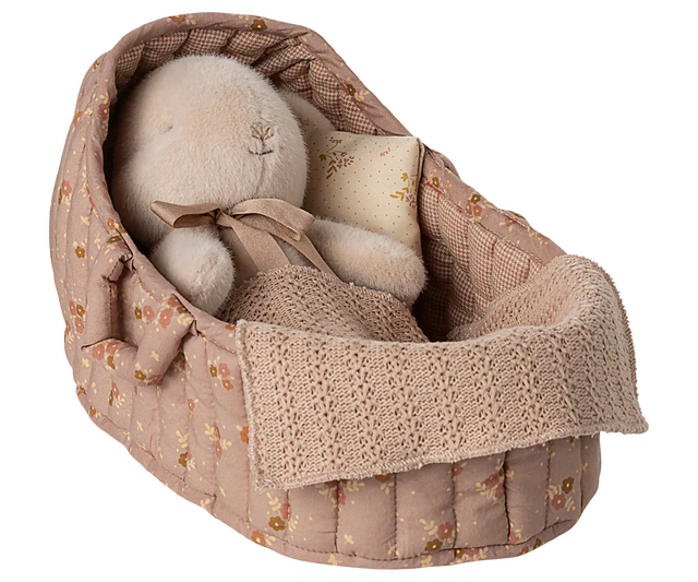 Maileg Carry Cot- Large Rose