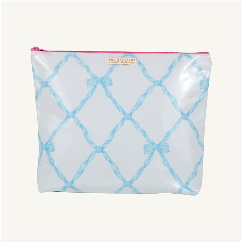 Duchess Ditty Bag - Belle Meade Bow, Buckhead Blue