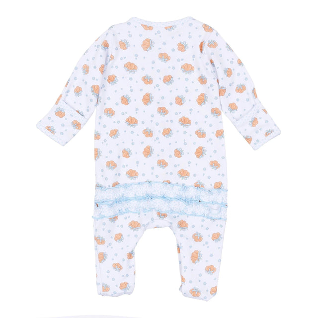 Prettiest in the Patch Print Ruffle Footie