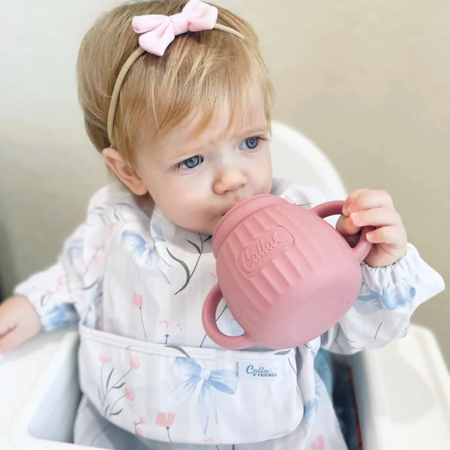 The Grayson Long Sleeve Bib - Fancy Floral