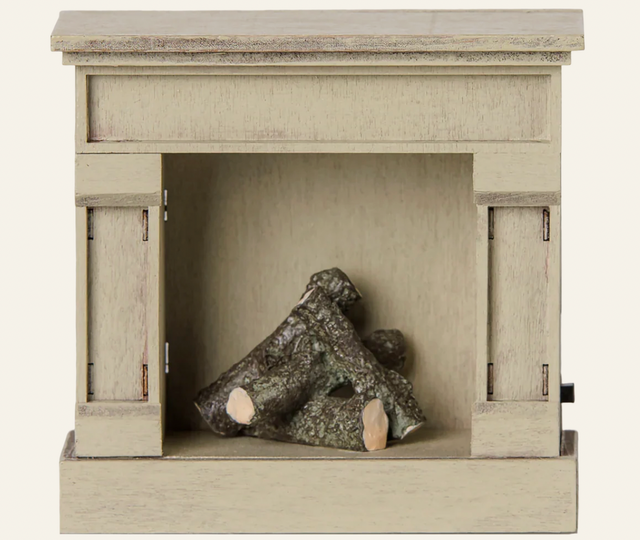 Fireplace Mouse - Off White