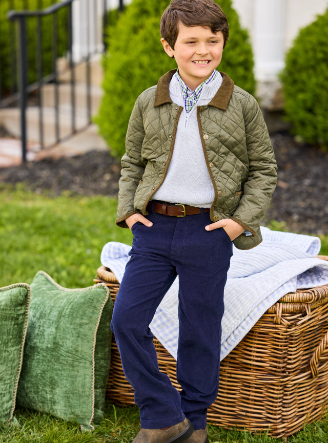Classic Quilted Jacket Olive