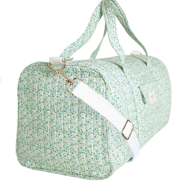 Sea Marsh Floral Weekender Bag