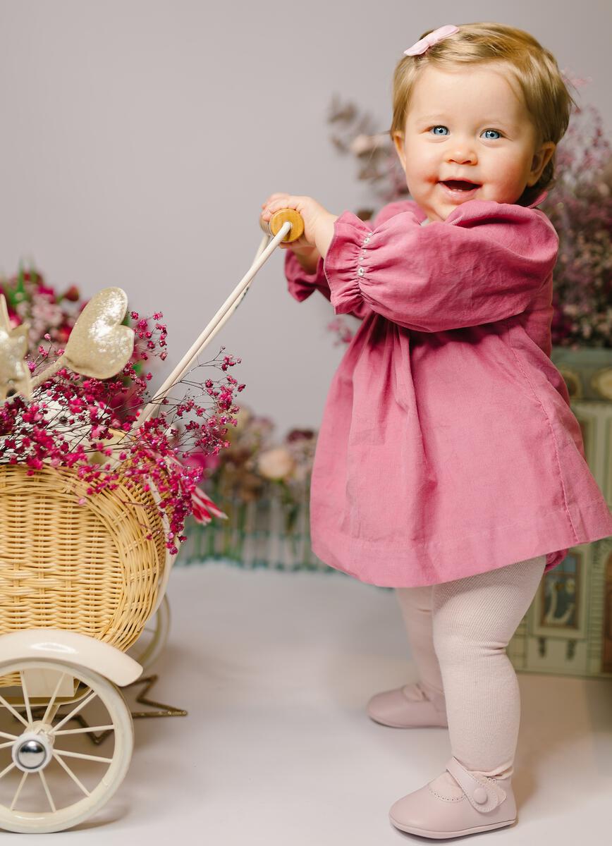 Angele Pink Corduroy Set