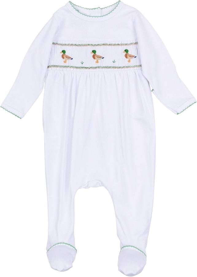 Mallard Moments Smocked Footie