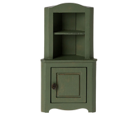 Miniature Corner Cabinet - Dark Green