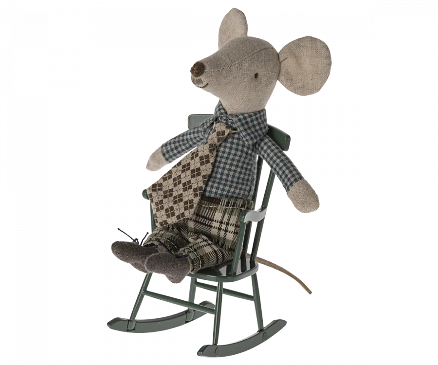 Mouse Rocking Chair - Dark Green