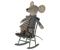 Mouse Rocking Chair - Dark Green