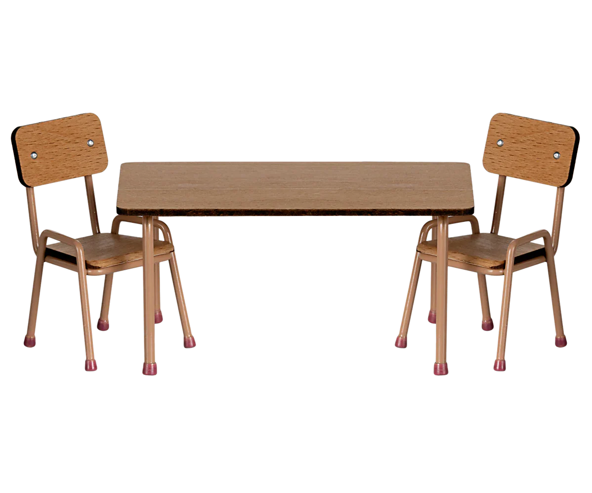 Table & Chair Set, Mouse - Dark Powder