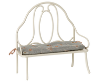 Vintage Bench, Miniature - Off White