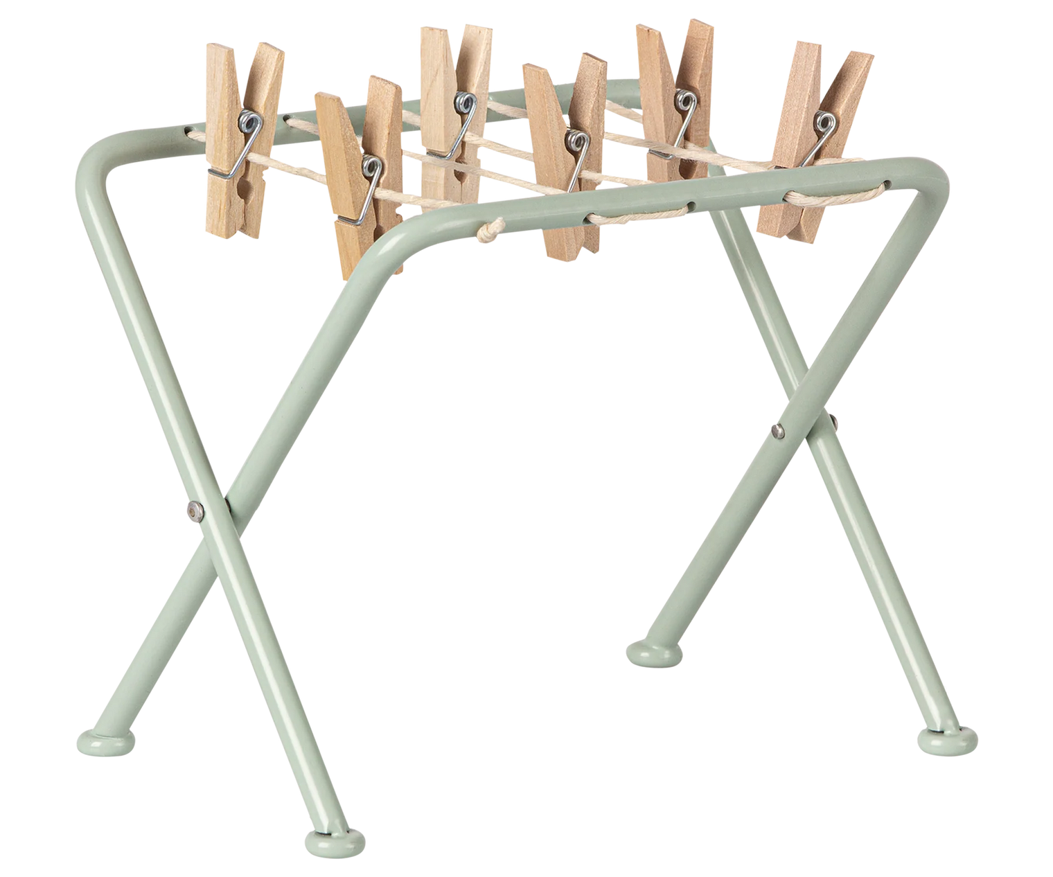 Drying rack with pegs