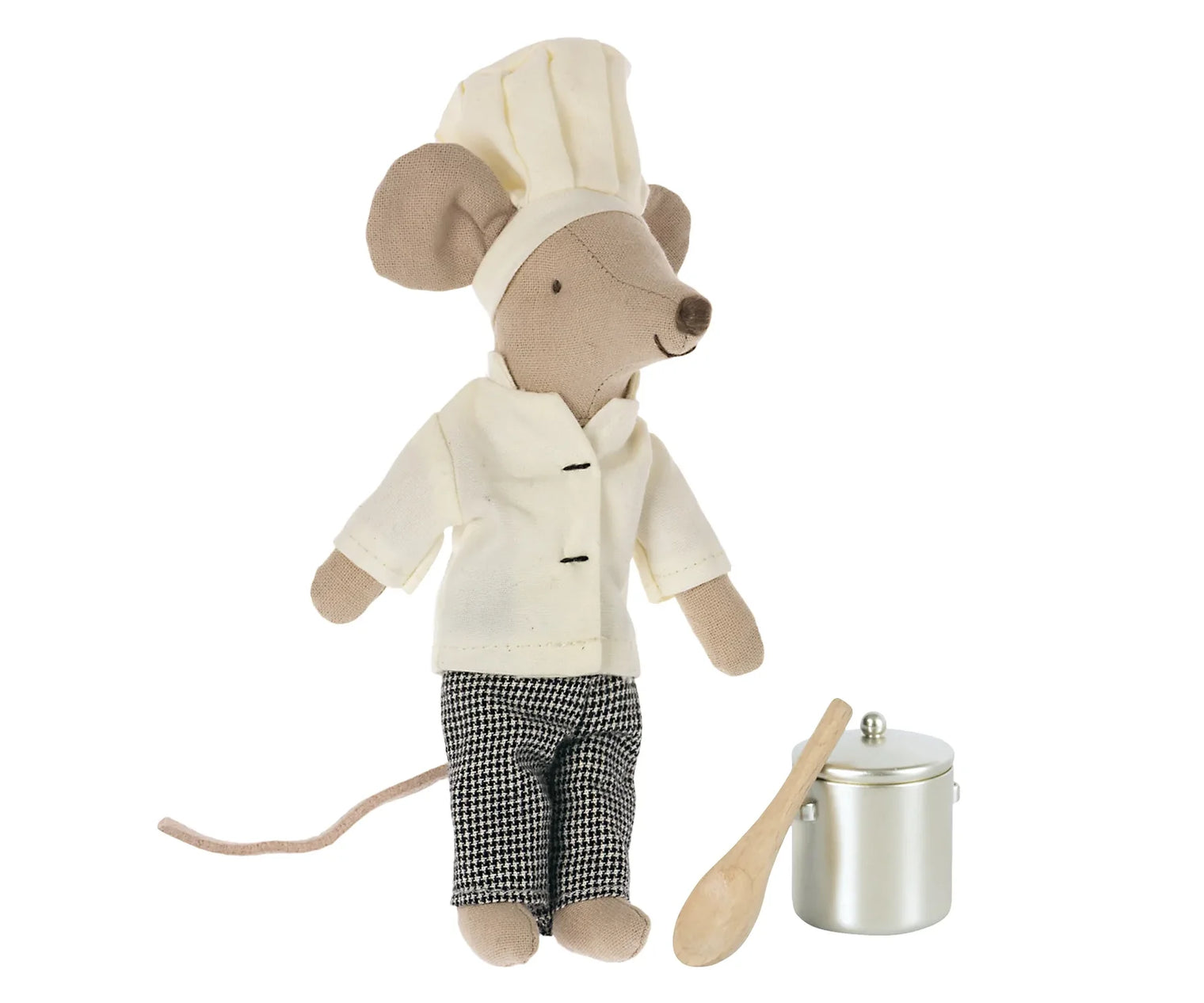 Maileg Chef Mouse w/ Soup Pot & Spoon - Big Brother