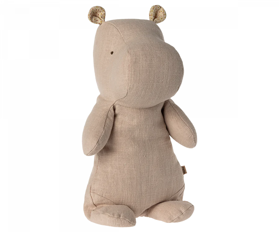 Safari Friends Medium Soft Rose Hippo