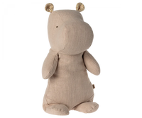 Safari Friends Medium Soft Rose Hippo