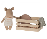Maileg Pig In A Box, Baby Girl-Pink