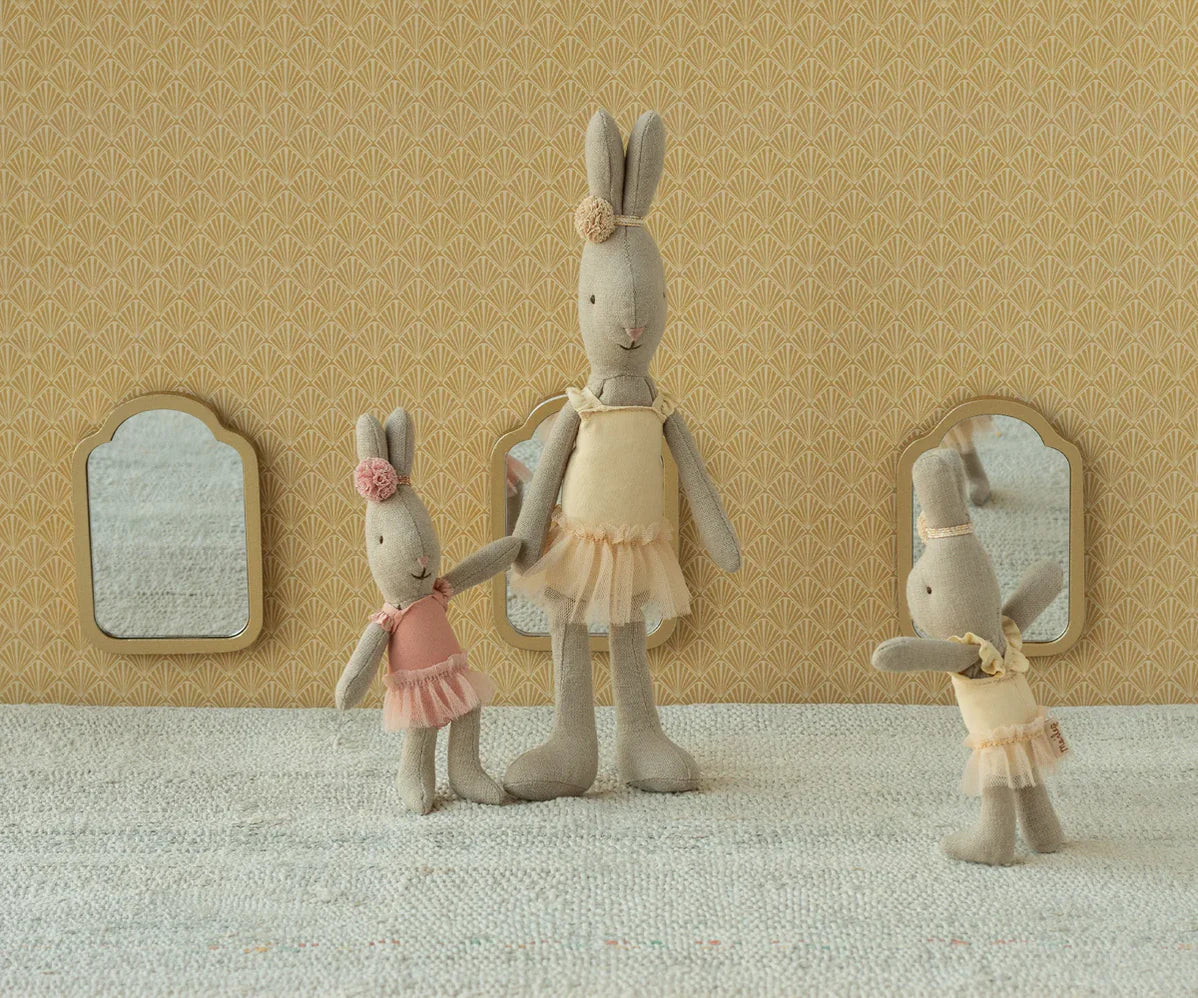 Micro Rabbit Ballet Skirt and Suit - Rose
