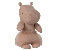 Safari Friends Small Soft Rose Hippo w/ Skirt