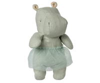 Safari Friends Small Mint Hippo w/ Skirt