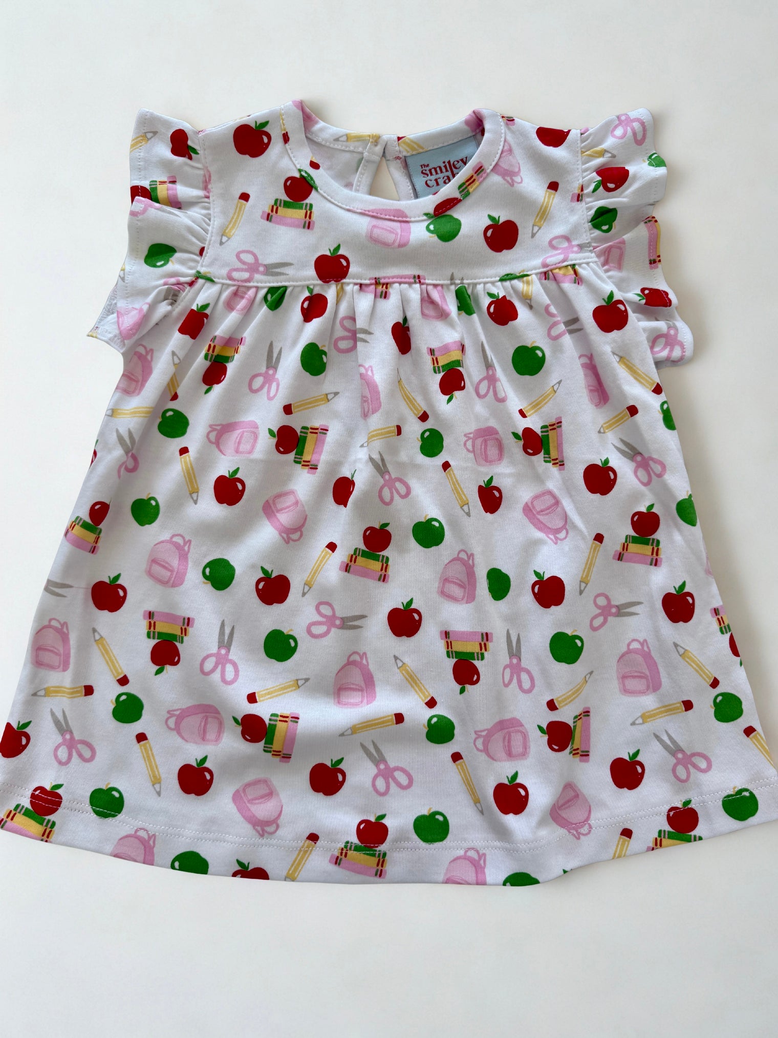 School Print Knitted Blouse