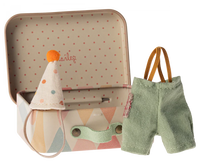 Maileg Little Brother Mouse with Extra Outfit & Suitcase