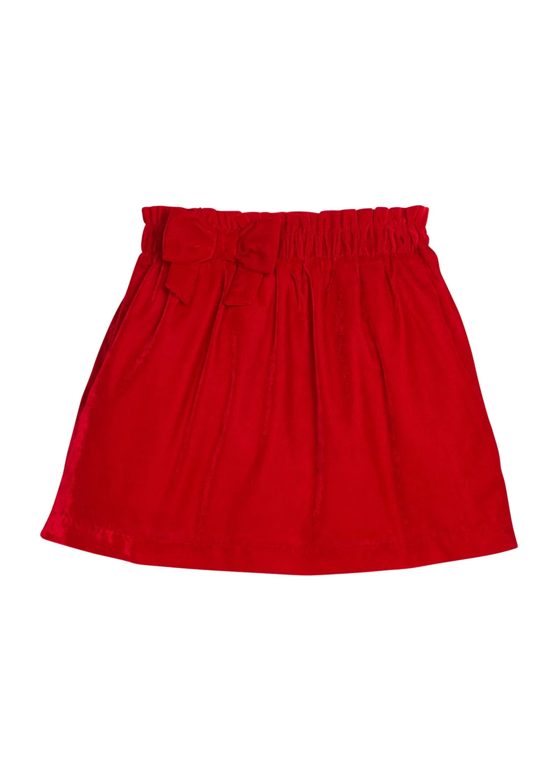 Paper bag Bow Skirt Red Velvet