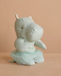 Safari Friends Small Mint Hippo w/ Skirt