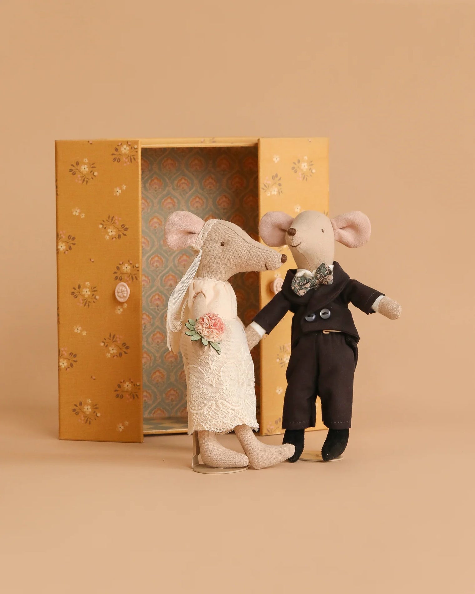 Maileg Wedding Mice Couple In Box-Mum and Dad