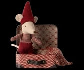 Maileg Christmas Mouse Baby In Suitcase