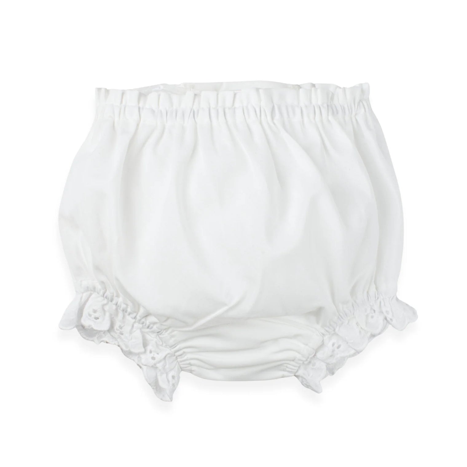 Double Seat Diaper Cover with Eyelet Trim - Paty