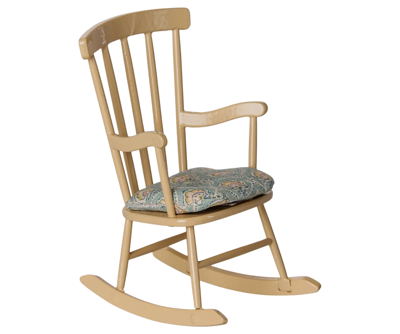 Maileg Rocking Chair, Mouse Wheat