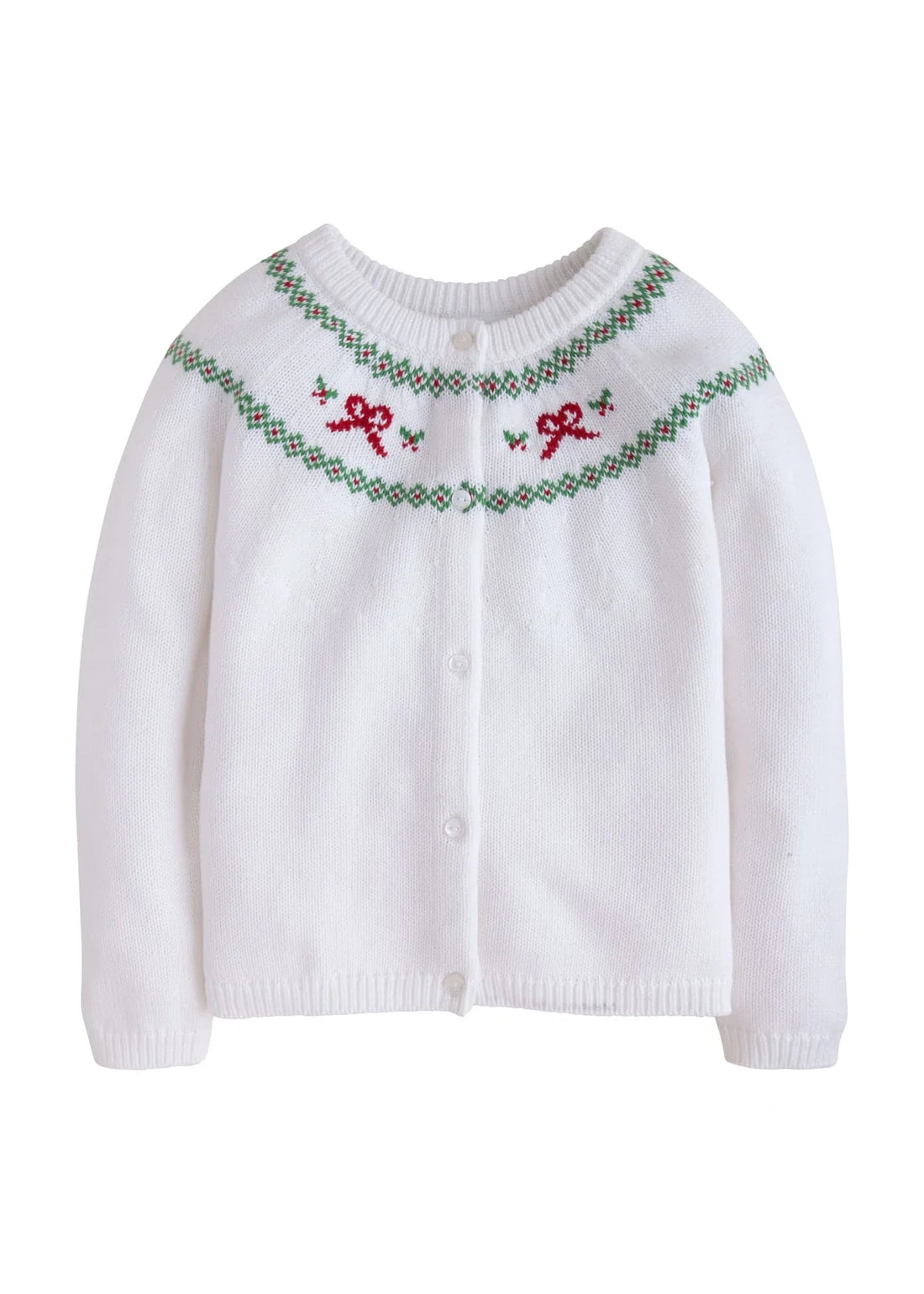 Holiday Bow Fair Isla Cardigan
