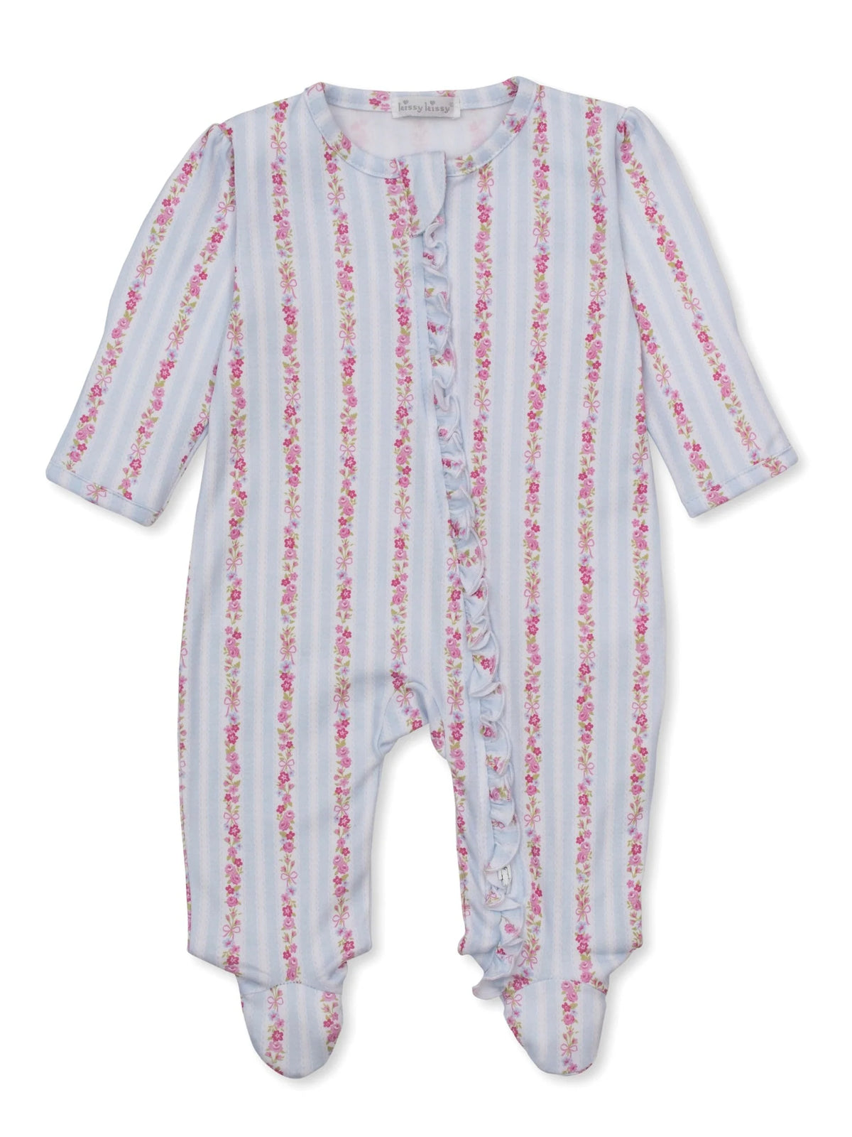 Rose Footie Zipper
