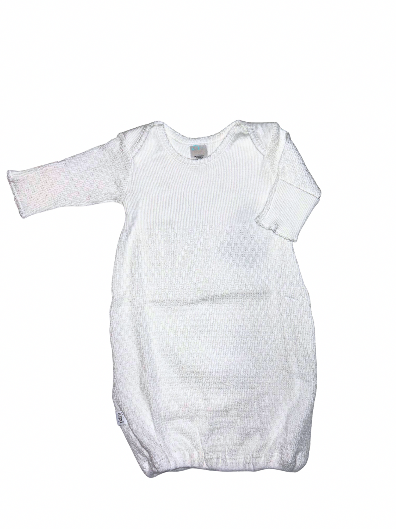 Knit White Gown - Paty