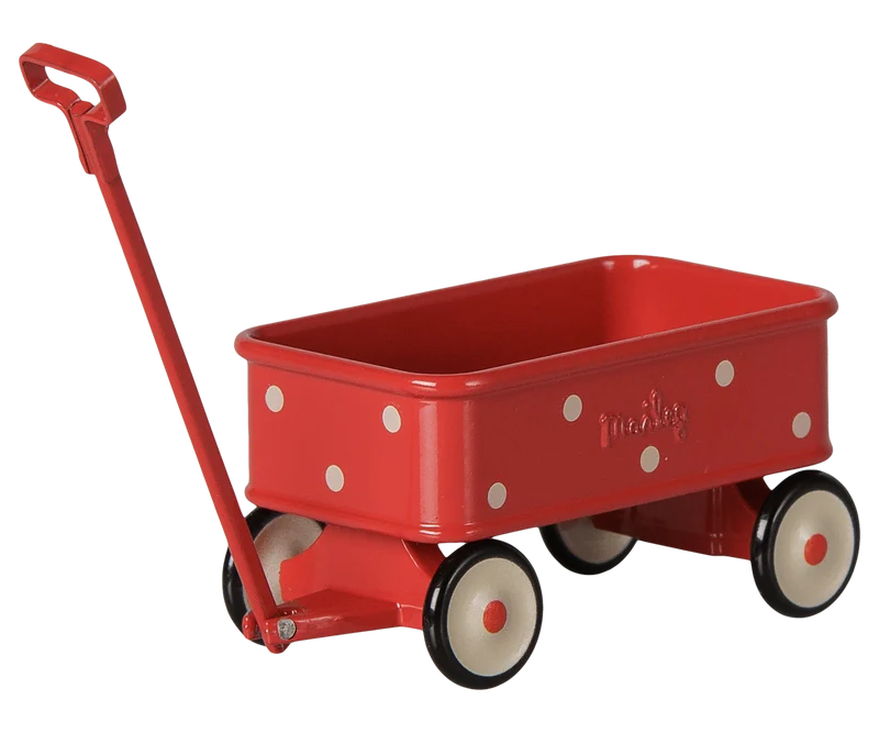 Maileg  Wagon Mouse- Red