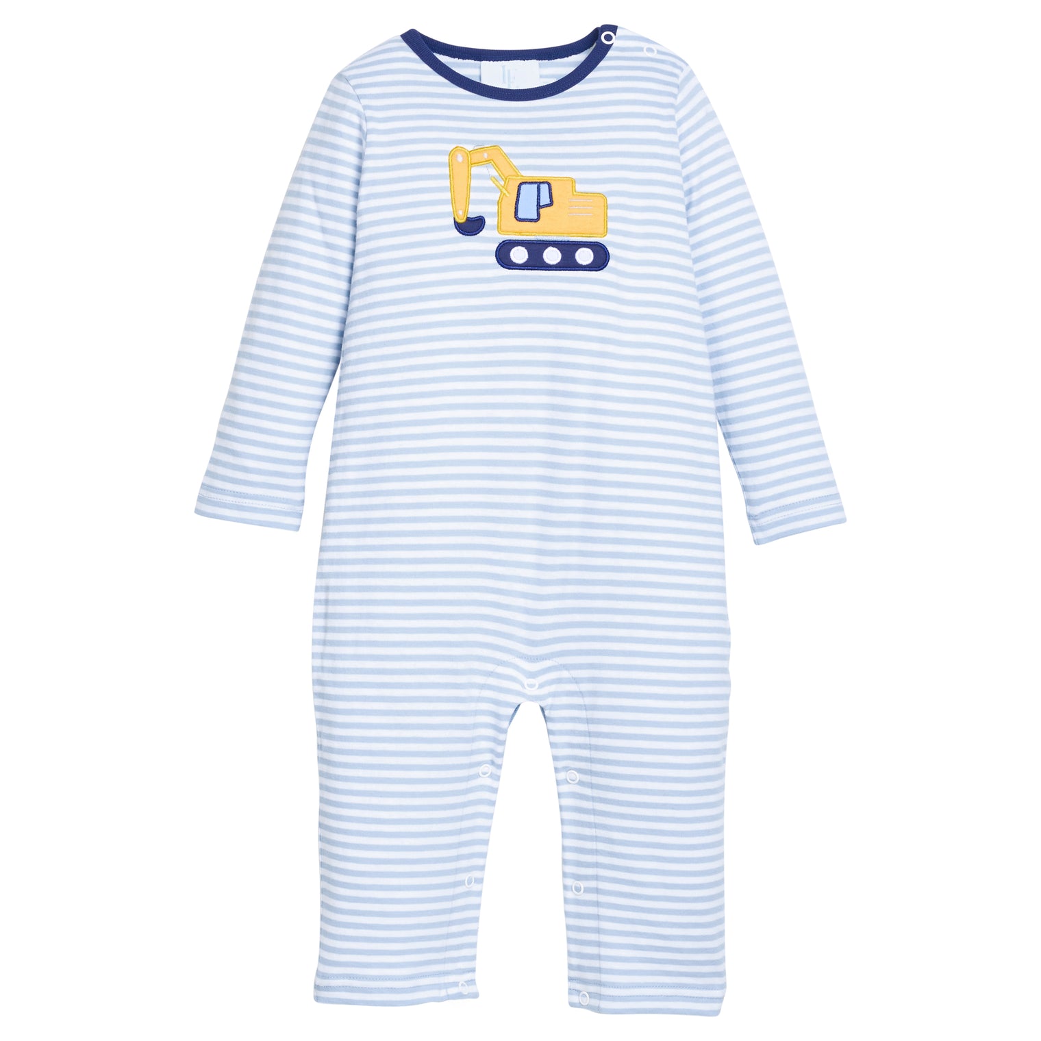 Appliqué Romper - Excavator