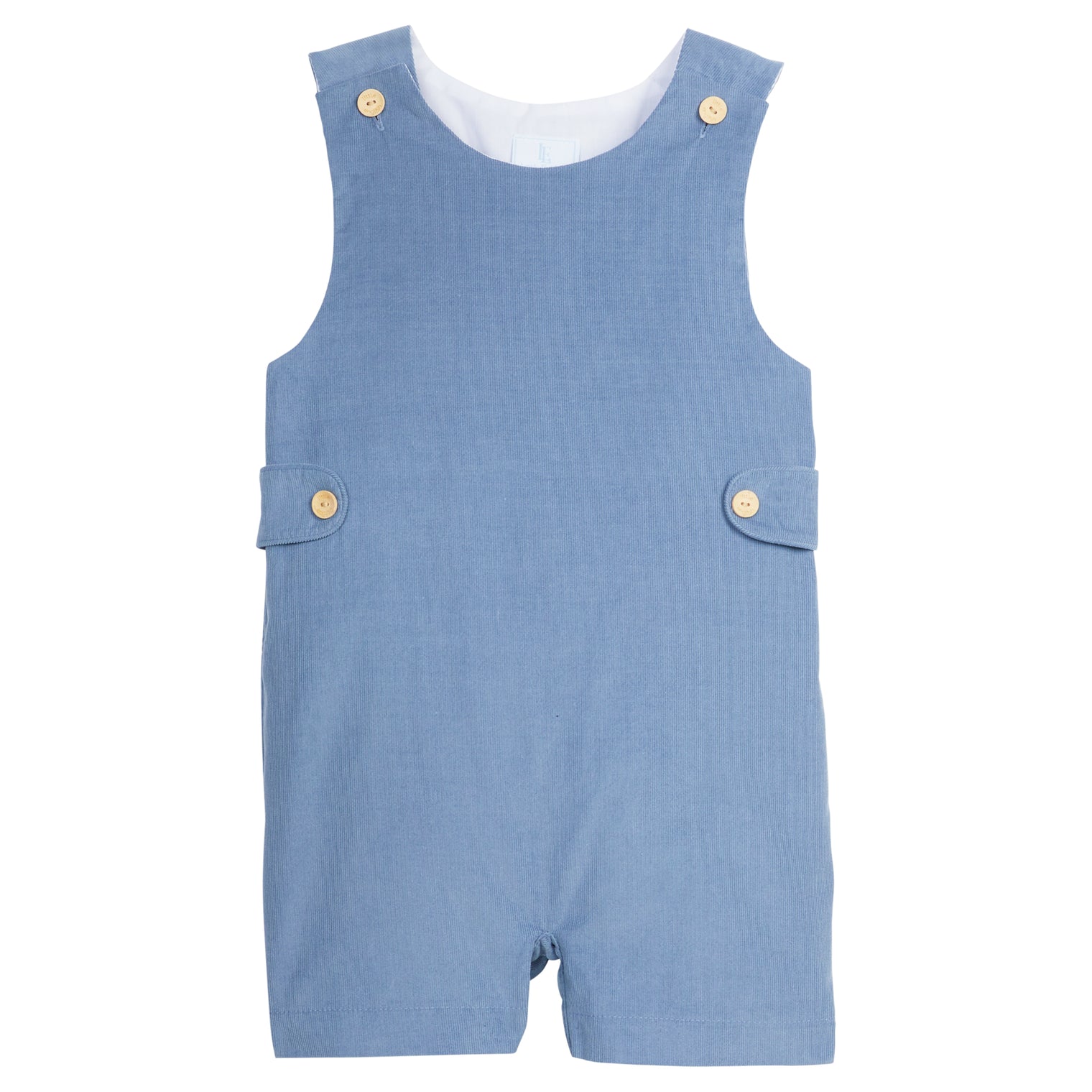 Button Tab John John - Stormy Blue Corduroy