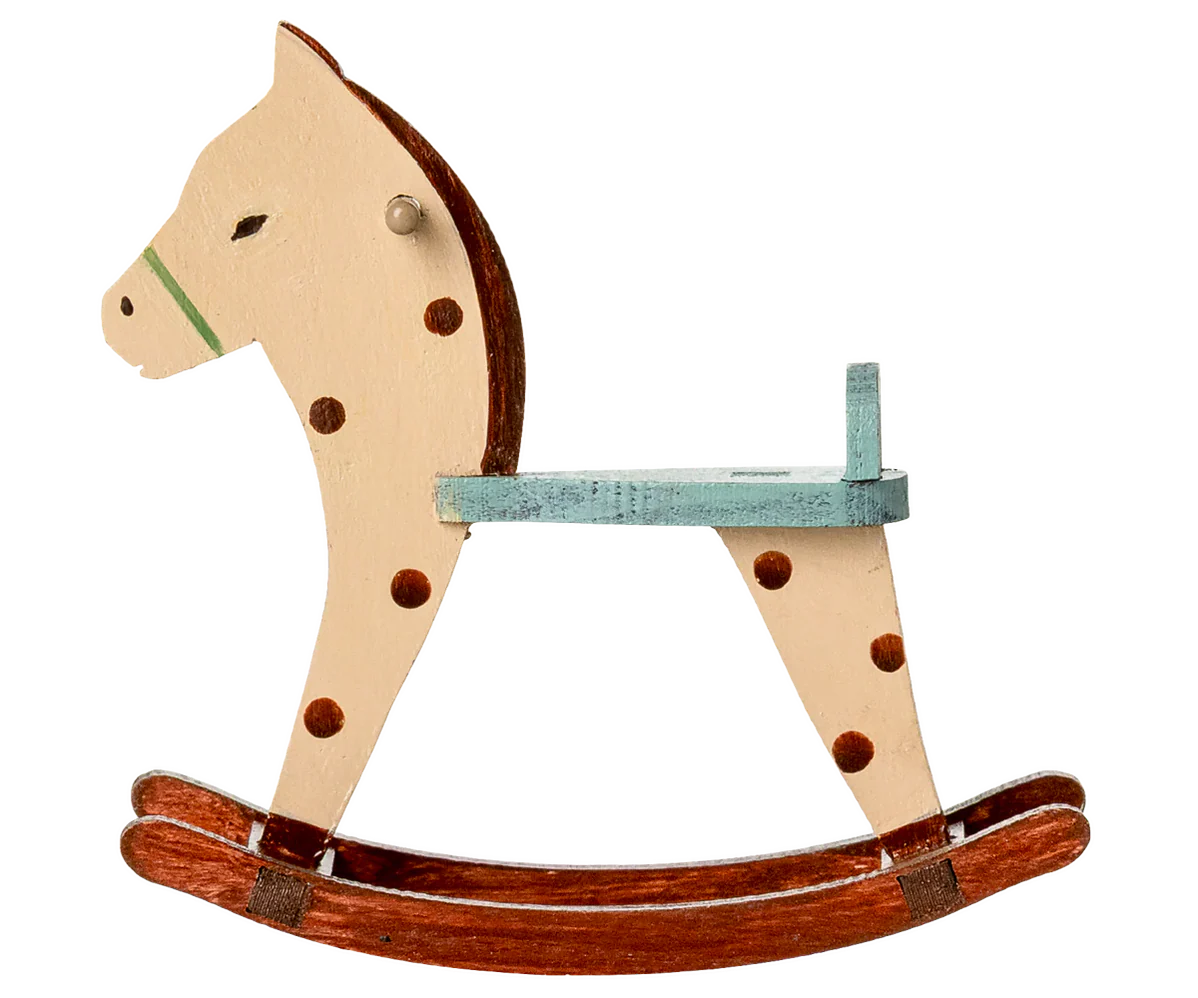 Maileg Rocking Horse Mouse- Spotted