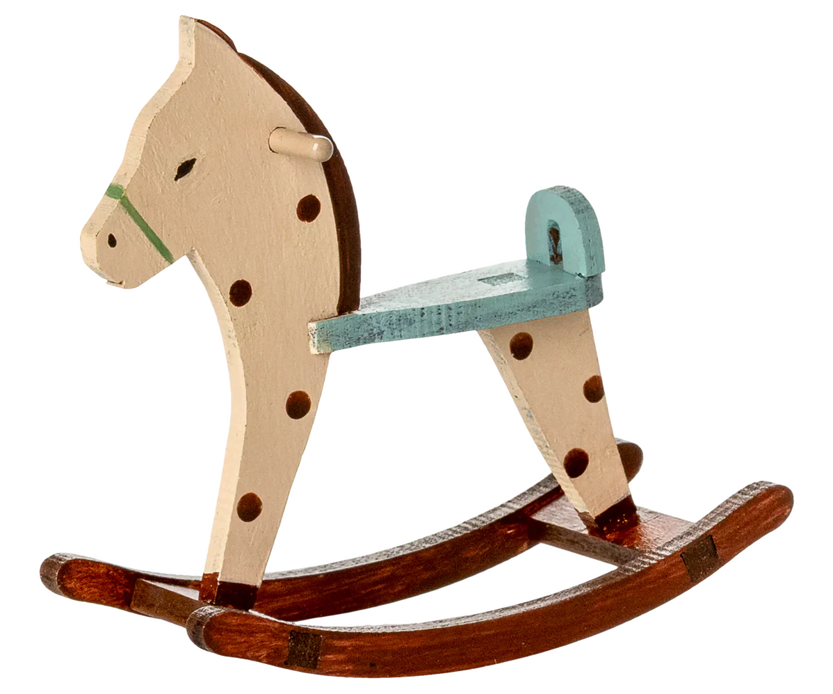 Maileg Rocking Horse Mouse- Spotted
