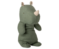 Safari Friends Medium Sage Rhino