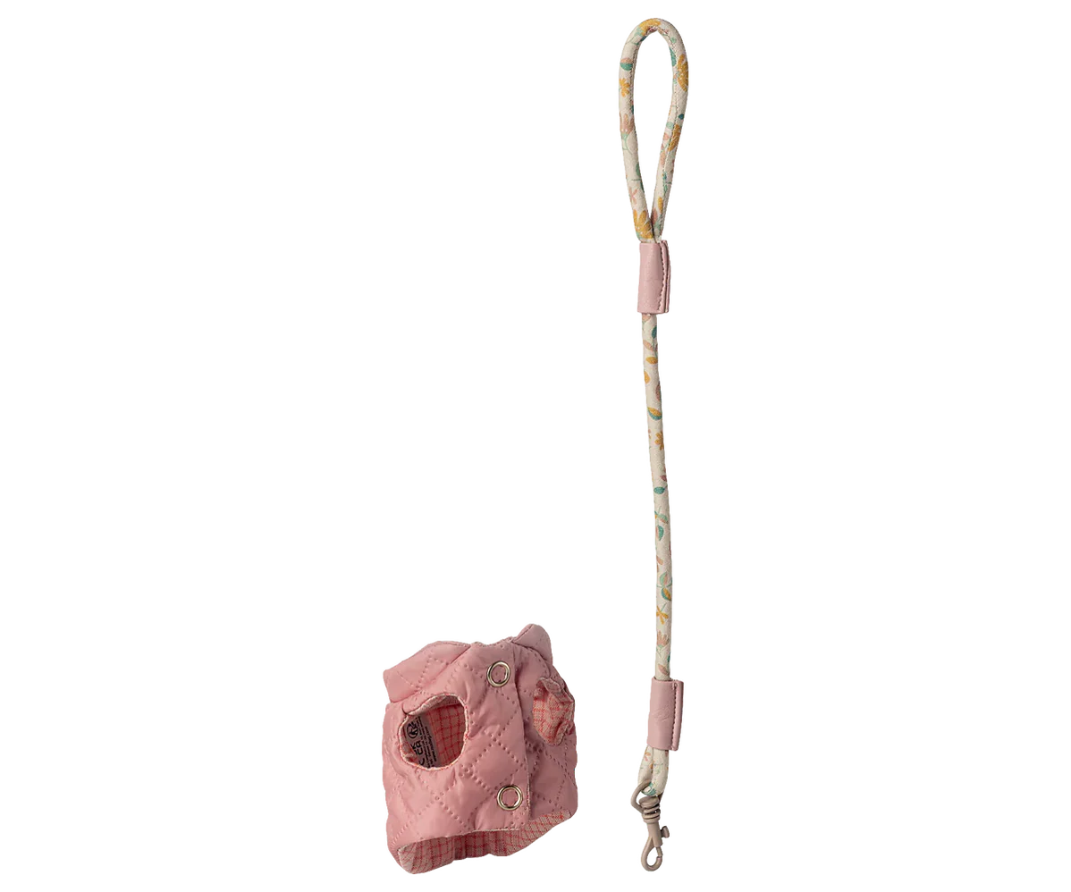 Pet Supply Harness & Leash - Rose