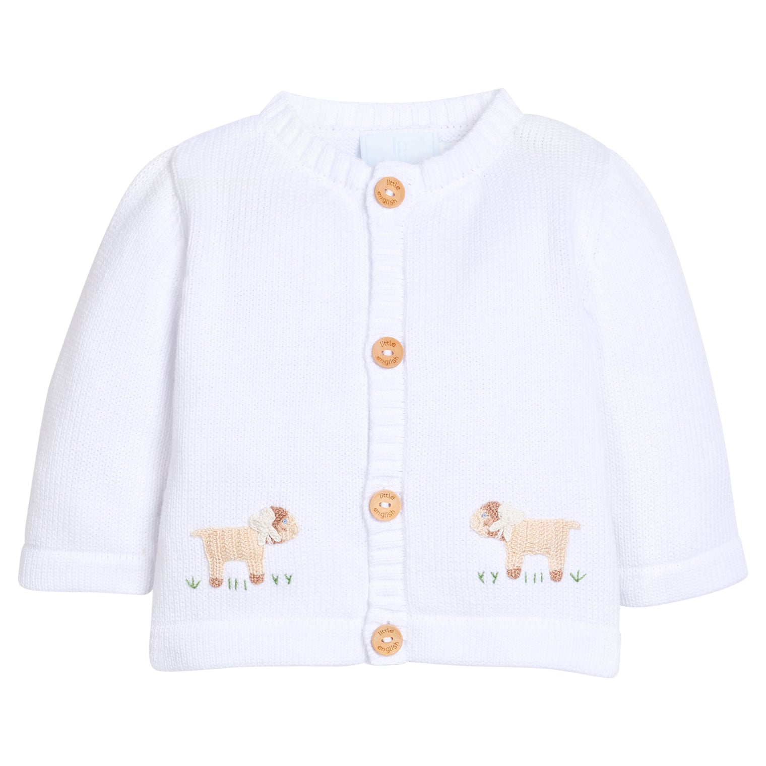 Little English Crochet Cardigan - Sheep