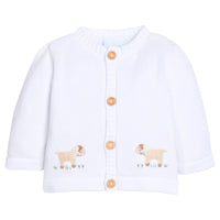 Little English Crochet Cardigan - Sheep