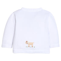 Little English Crochet Cardigan - Sheep