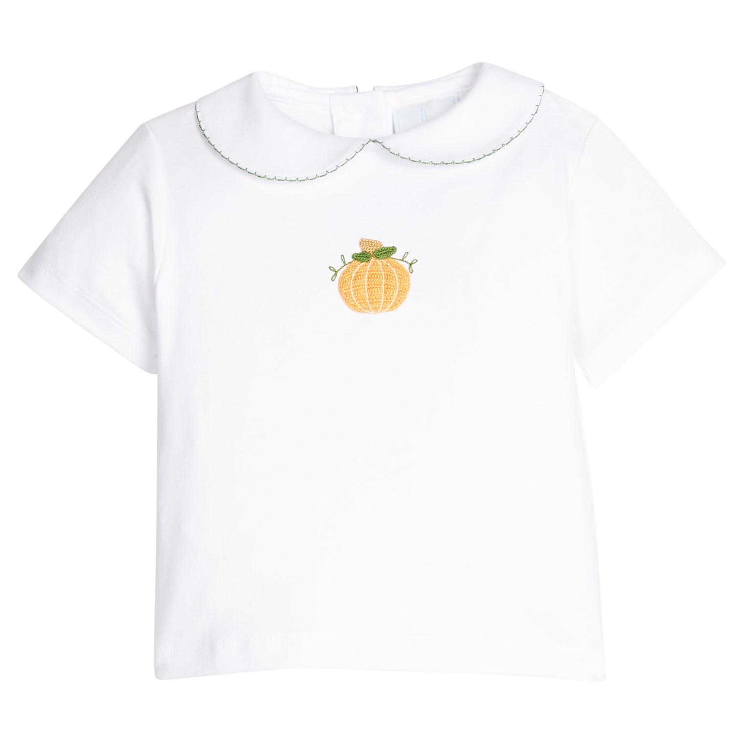 Crochet Peter Pan Shirt - Pumpkin