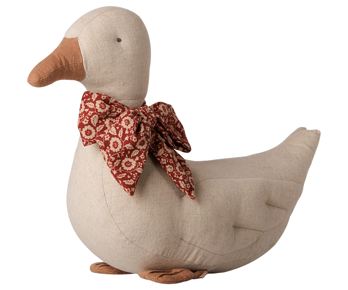 Maileg Duck With Bow- Sand