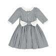 Heidi Winter Long Sleeve Smocked Dress, Grey