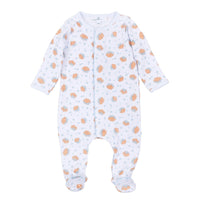 Prettiest in the Patch Print Ruffle Footie