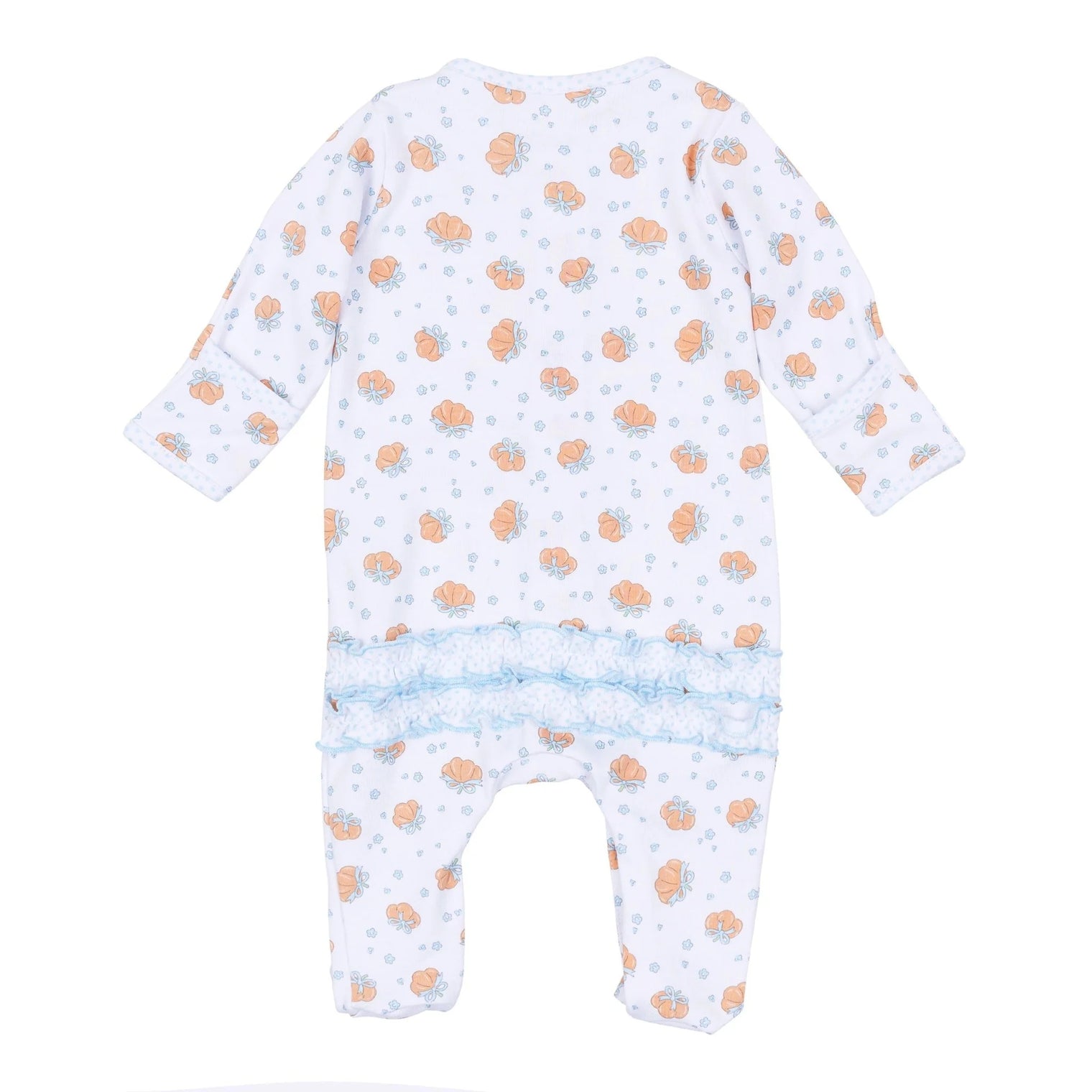 Prettiest in the Patch Print Ruffle Footie