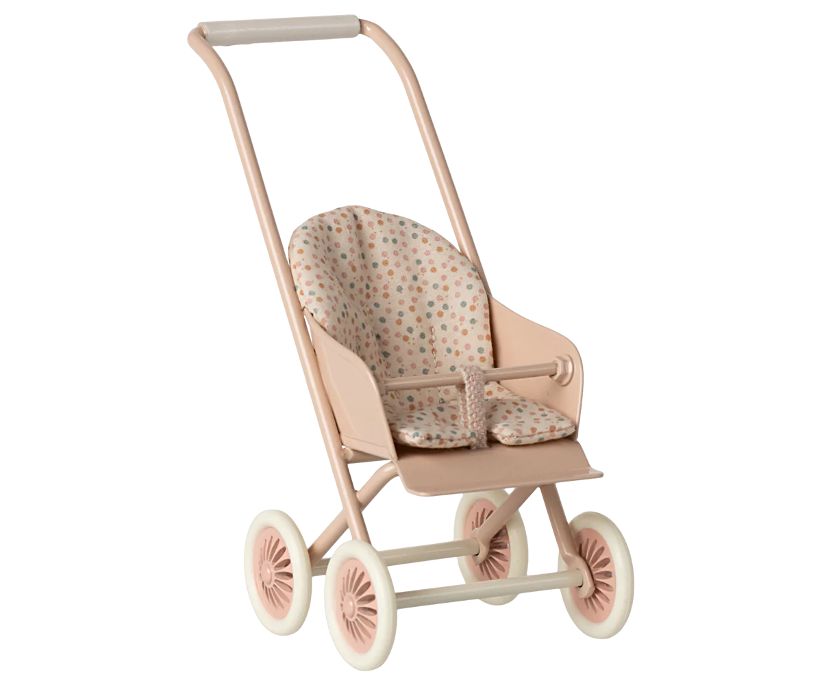 Maileg Micro Stroller - Powder